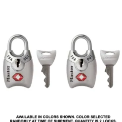 TSA Lock with Shrouded Shackle, 1 in Wide