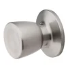 Tulip Style Knob Dummy Lock; Satin Nickel
