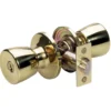 Tulip Style Knob Mobile Keyed Entry Door Lock; Polished Brass