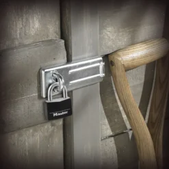 Vinyl-Covered Solid Body Padlock, 1-9/16 in Wide