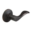 Wave Lever Style Dummy Lock; Aged Bronze