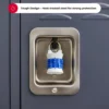 WORD Combination Lock, Assorted Colors, 1-1/2 in Wide